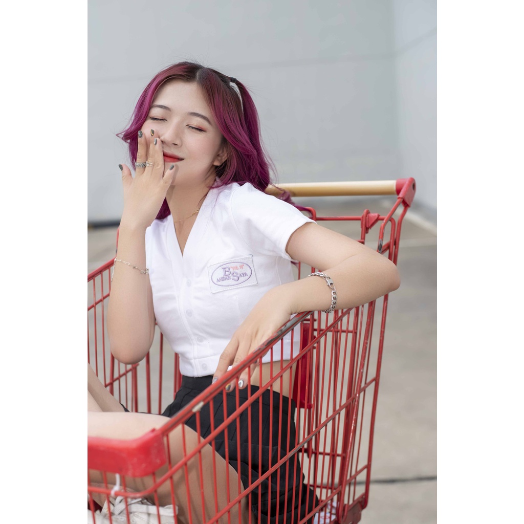 ÁO CROPTOP NỮ THÊU BAE ULZZANG (6 MÀU)
