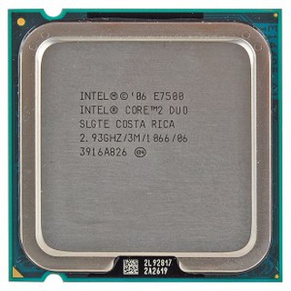 CPU CORE 2 DUO E7500 chưa fan