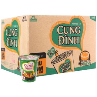 Thùng 24 Ly Mì Khoai Tây Cung Đình Chua Cay - Chay