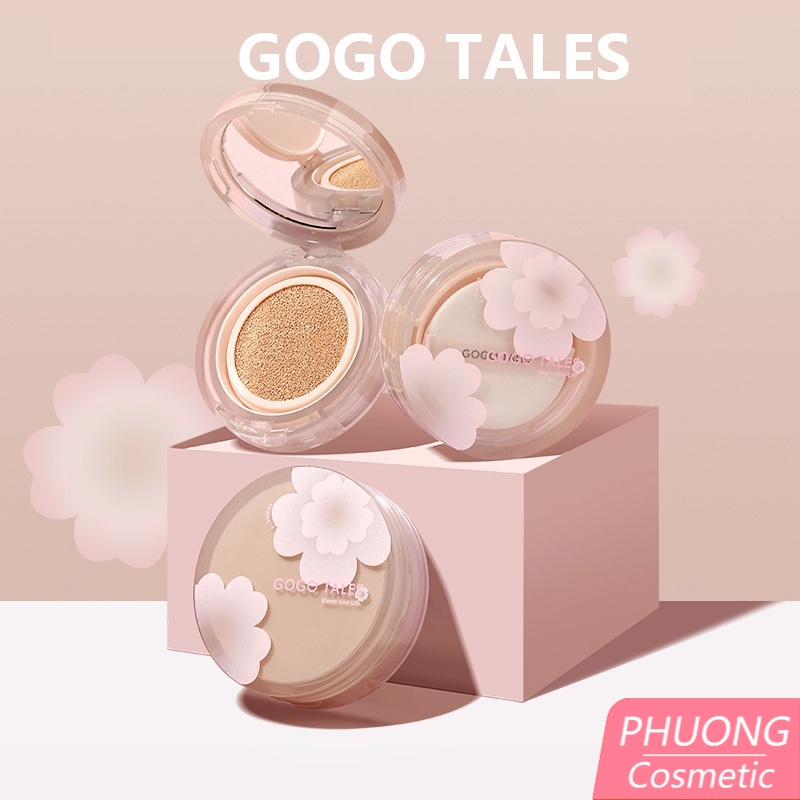 Cushion GOGO TALES Sakura Flower Kèm Lõi Thay Thế (GT292)