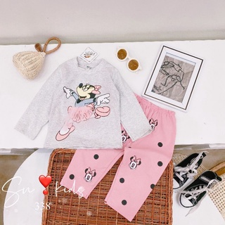 BỘ COTTON MICKY SIÊU YÊU CHO BÉ GÁI