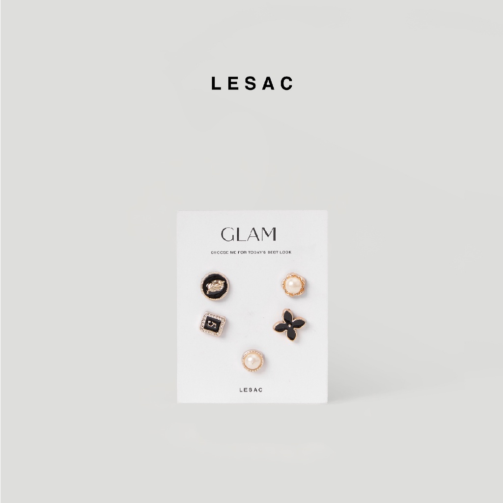 Set pin cài túi LESAC GLAM