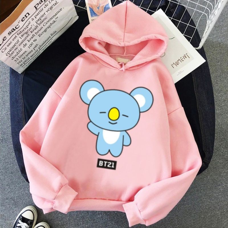 Áo Hoodie In Hình Bt21 10-14th / Koya