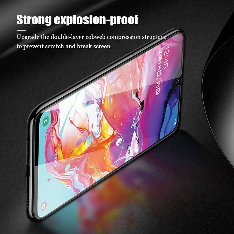 Kính cường lực 9D bảo vệ màn hình cho Samsung Galaxy A50 A71 5G A30 A20 A10S A40 A90 5G A52 A70 A60