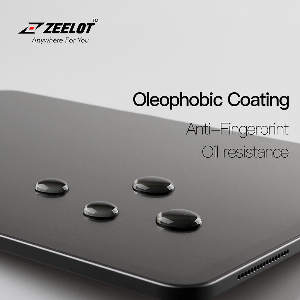 Kính Cường Lực Zeelot 2.5D PureGlass cho cho iPad Pro 11 inch 2018- 2021/ iPad Pro 12.9 inch 2018- 2021/ Ipad Air 4 10.9