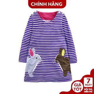 Váy dài tay bé gái Jumping Meters JP6
