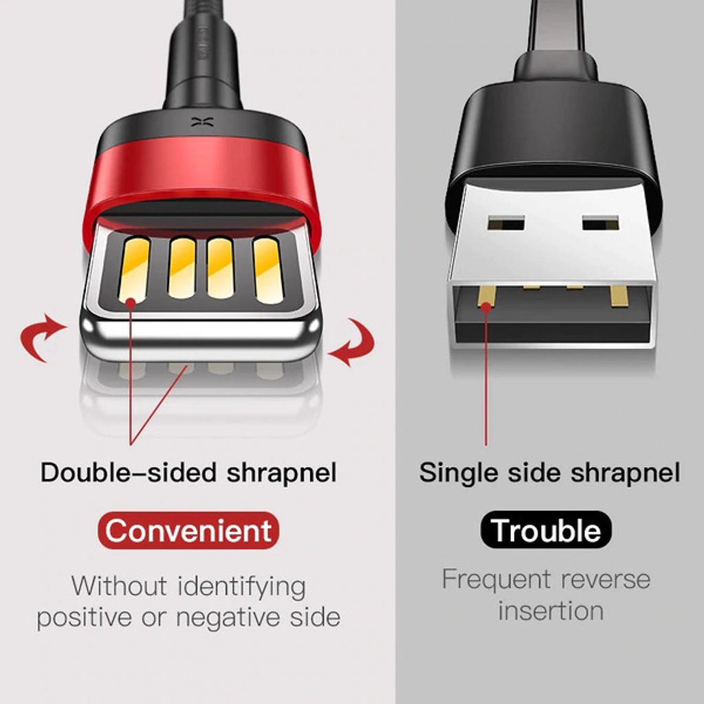 Cáp sạc iPhone 5/6/7/8/X/XS/XS Max Baseus Cafule dài 1m - Hàng chính hãng