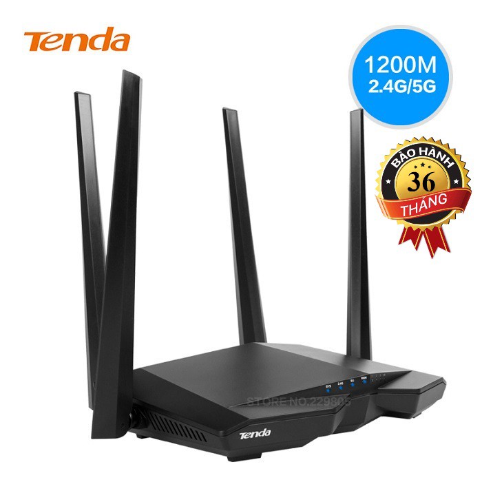 Thiết bị phát Wifi chuẩn AC 1200Mbps Tenda AC6 | BigBuy360 - bigbuy360.vn