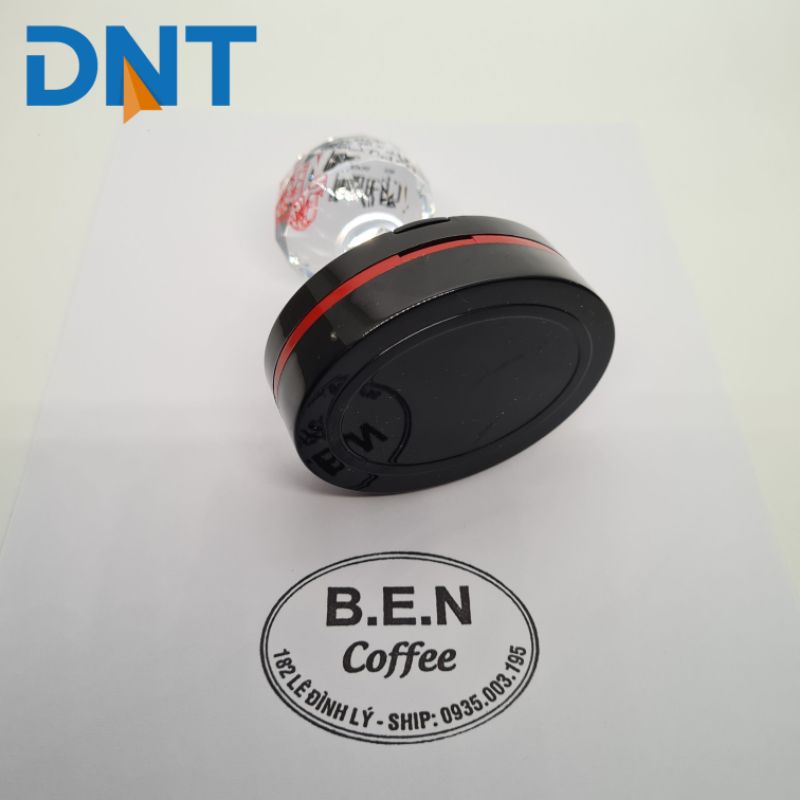 Con dấu in logo EH3050 hình bầu dục. Kèm lọ mực 10ml. In logo Shop lên bao bì sản phẩm để quảng cáo thương hiệu