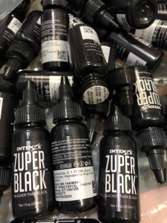 Mực xăm bình dân Zuper black 30ml