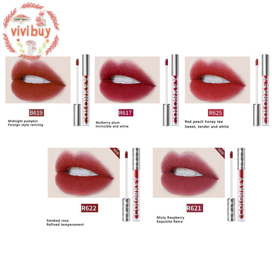 [Hàng mới về] Son bóng trang điểm màu sắc nhung lì lâu trôi | BigBuy360 - bigbuy360.vn