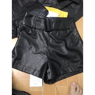  Quần short da cá tính