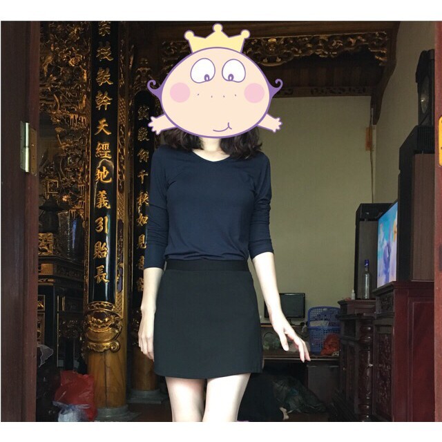 (Ảnh thật)  Quần váy chữ A chất cát hàn dày dặn (có quần bên trong) VIP60XP N208N | BigBuy360 - bigbuy360.vn