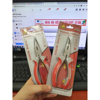 Kìm nhọn mỏ cong, mỏ quặp Haibao HB 6'