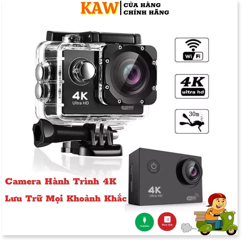 Camera Hành Trình Chống Nước 4K Sports Ultra HD, Hình Ảnh Vô Cùng Sắc Nét, Cực Sống Động