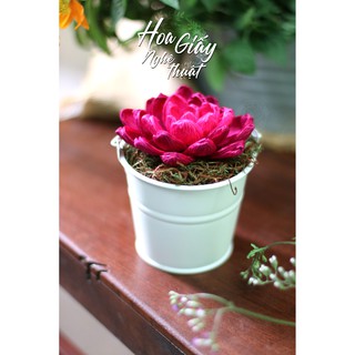 CHẬU SEN GIẤY NGHỆ THUẬT (Handmade)