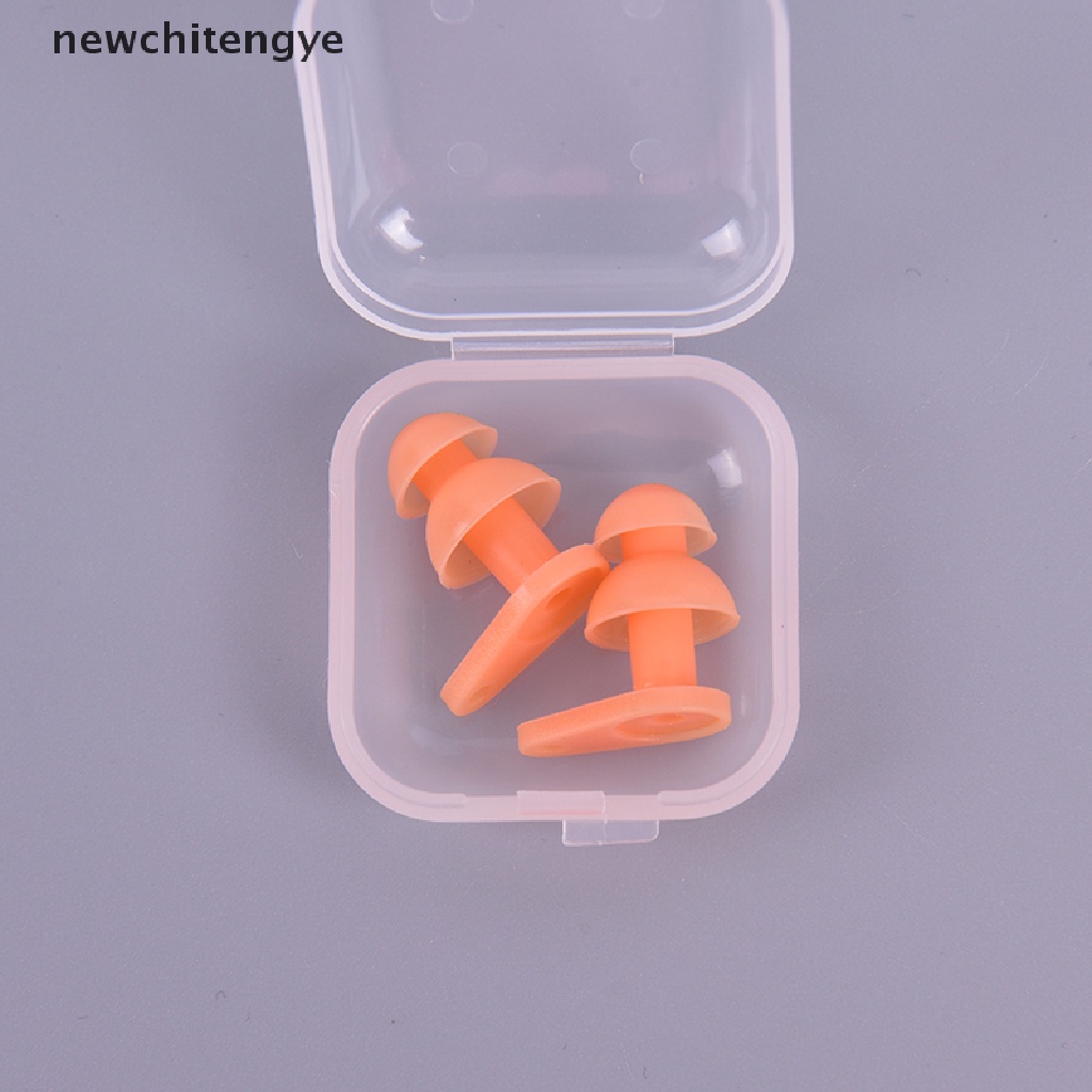Cặp nút bịt tai bằng silicone chống nước tiện dụng cho bơi lội