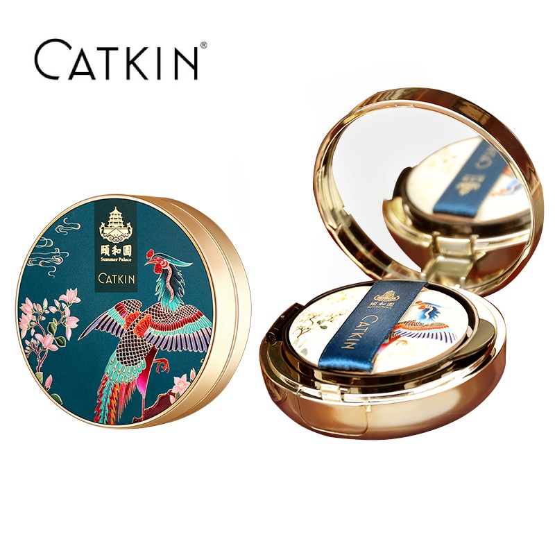 Phấn Nước Bb Catkin Trang điểm Dưỡng Ẩm Che Khuyết Điểm Tự Nhiên Làm Đẹp Cho Nữ 24G + một lõi dự phòng
