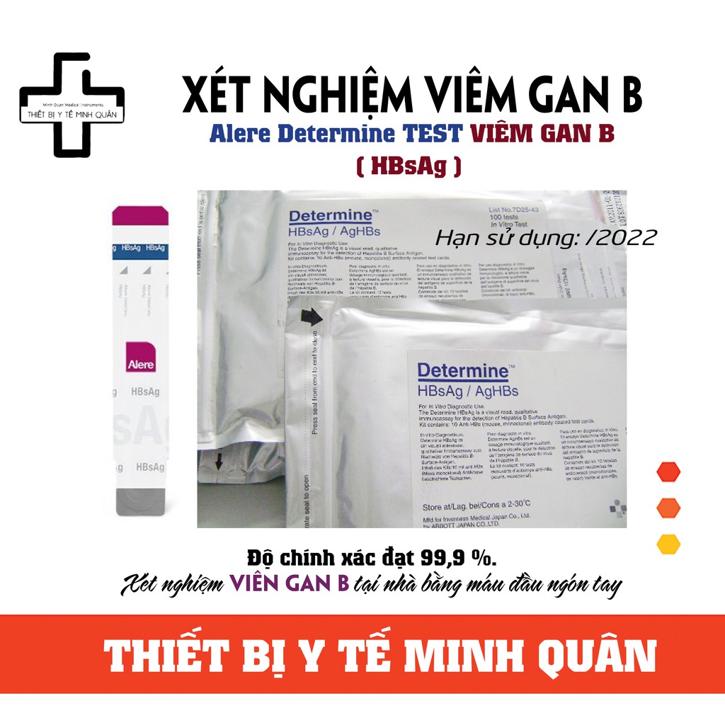 Test xét nghiệm Viêm Gan B_ Alere Determine HBsAg