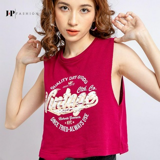 Áo Thun Ba Lỗ Nữ J-P Fashion Chất Liệu Mát, Áo Thun Phối Đồ Đi Biển. thun da cá mặc mát mùa hè 10108190 CT5
