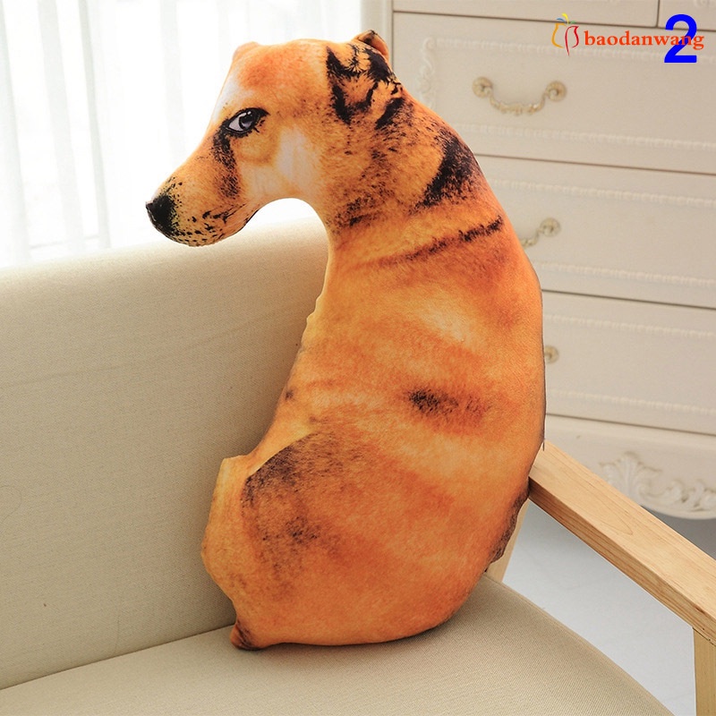 Thú nhồi bông hình chú chó nhồi bông 3D thú vị