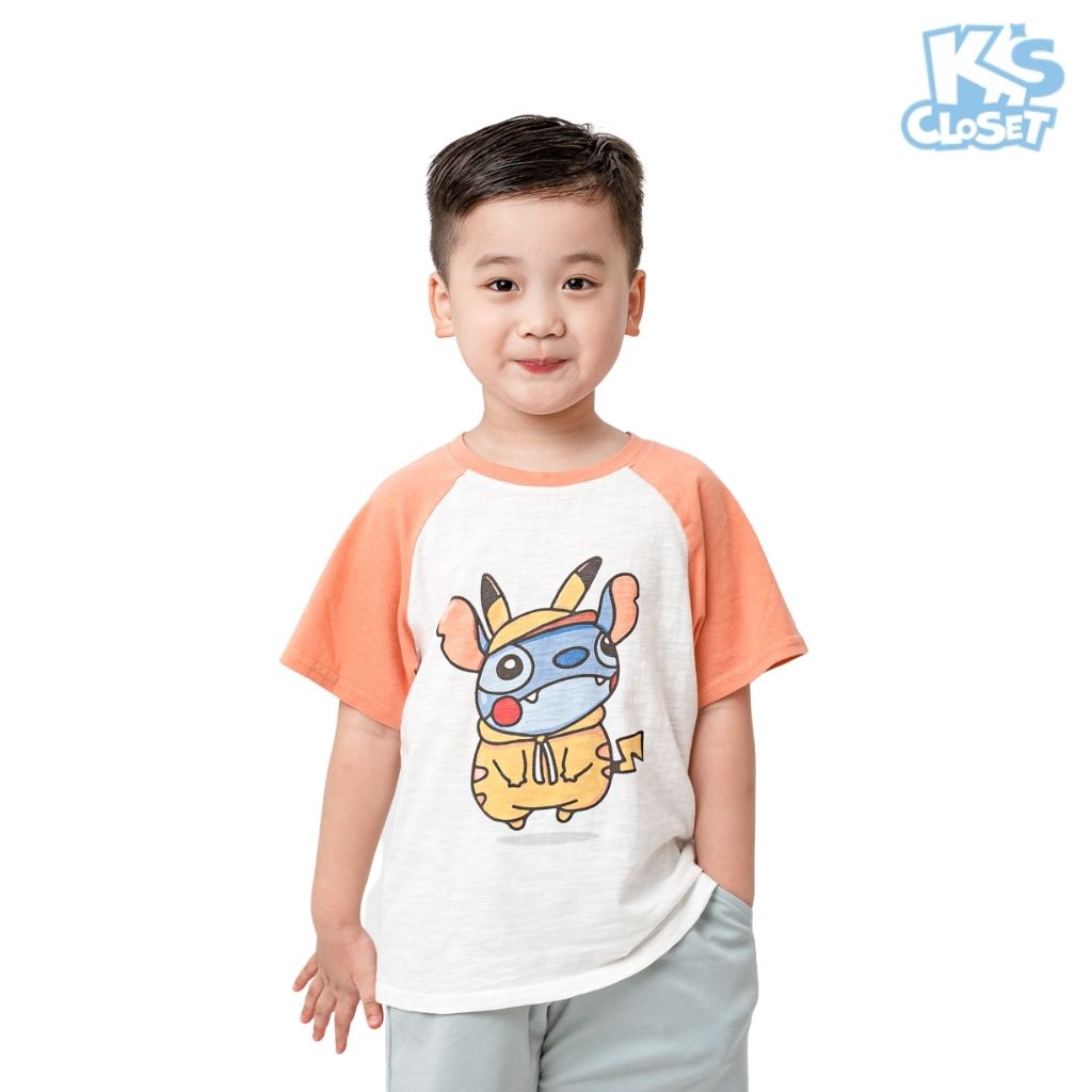 Áo phông bé trai K'S CLOSET chất liệu Cotton thoáng mát E001TWS TMĐT