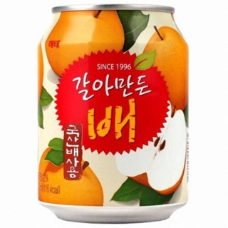 Nước trái cây haitai vị lê lon 238ml