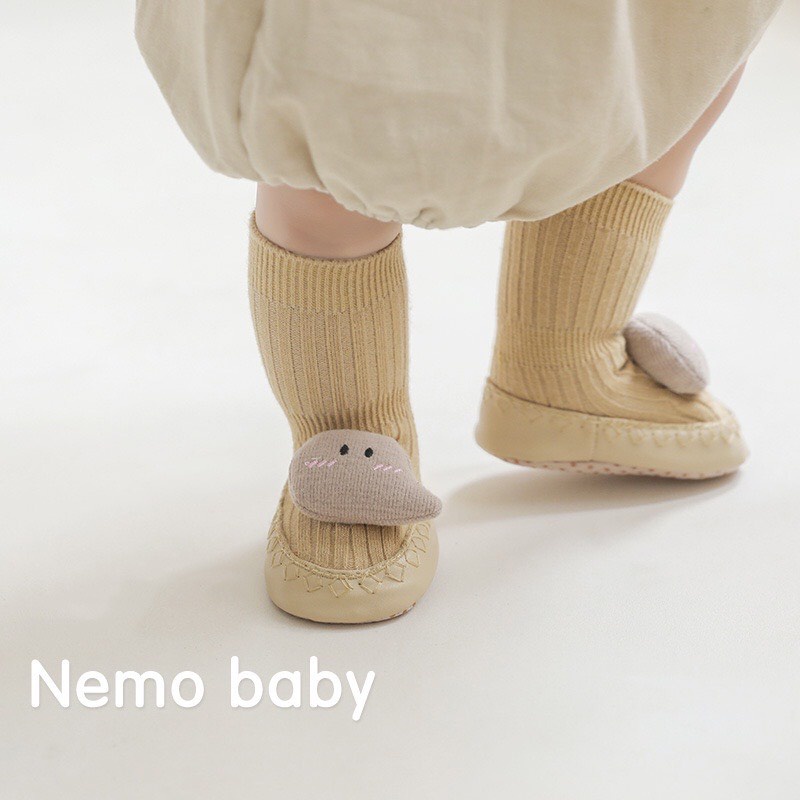 NEMO BABY Giày tất tập đi cho bé hình con vịt dễ thương