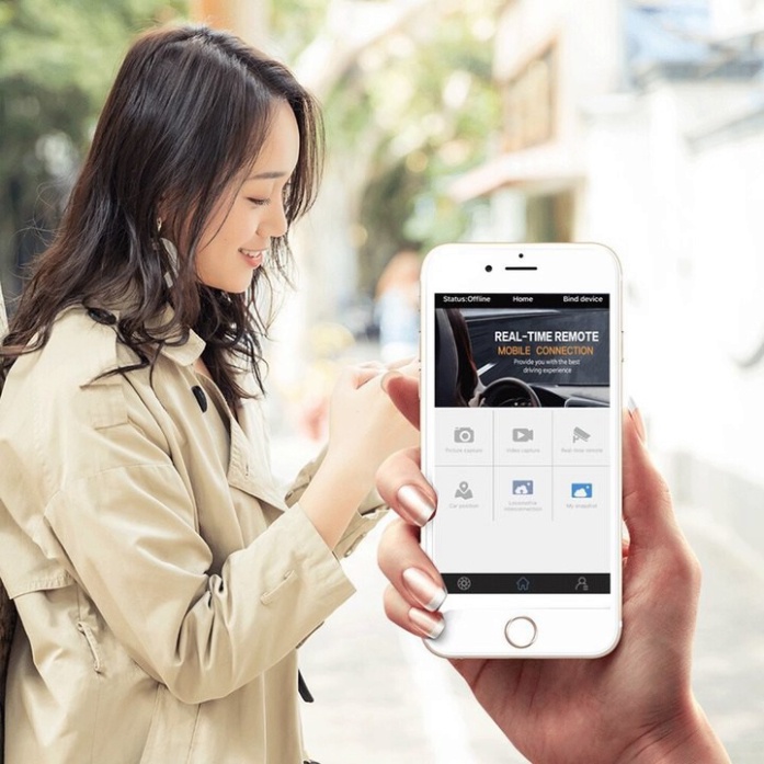 Camera hành trình đặt taplo ô tô 4G, wifi, 7 inch tích hợp cam lùi K7 - Bảo hành 12 tháng | BigBuy360 - bigbuy360.vn