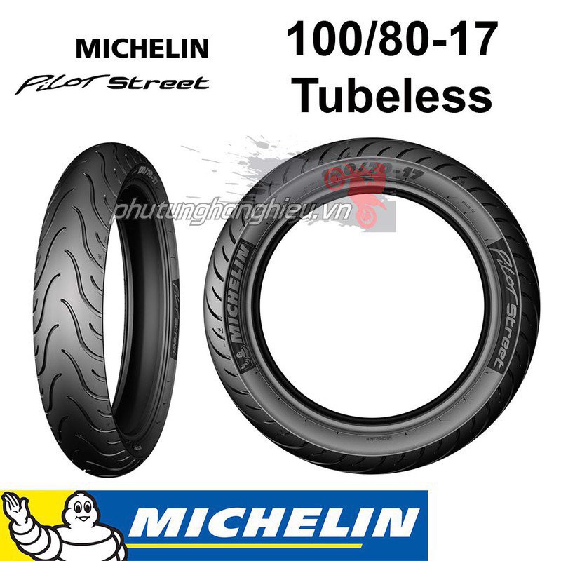 Vỏ xe Michelin Pilot Street 100/80-17