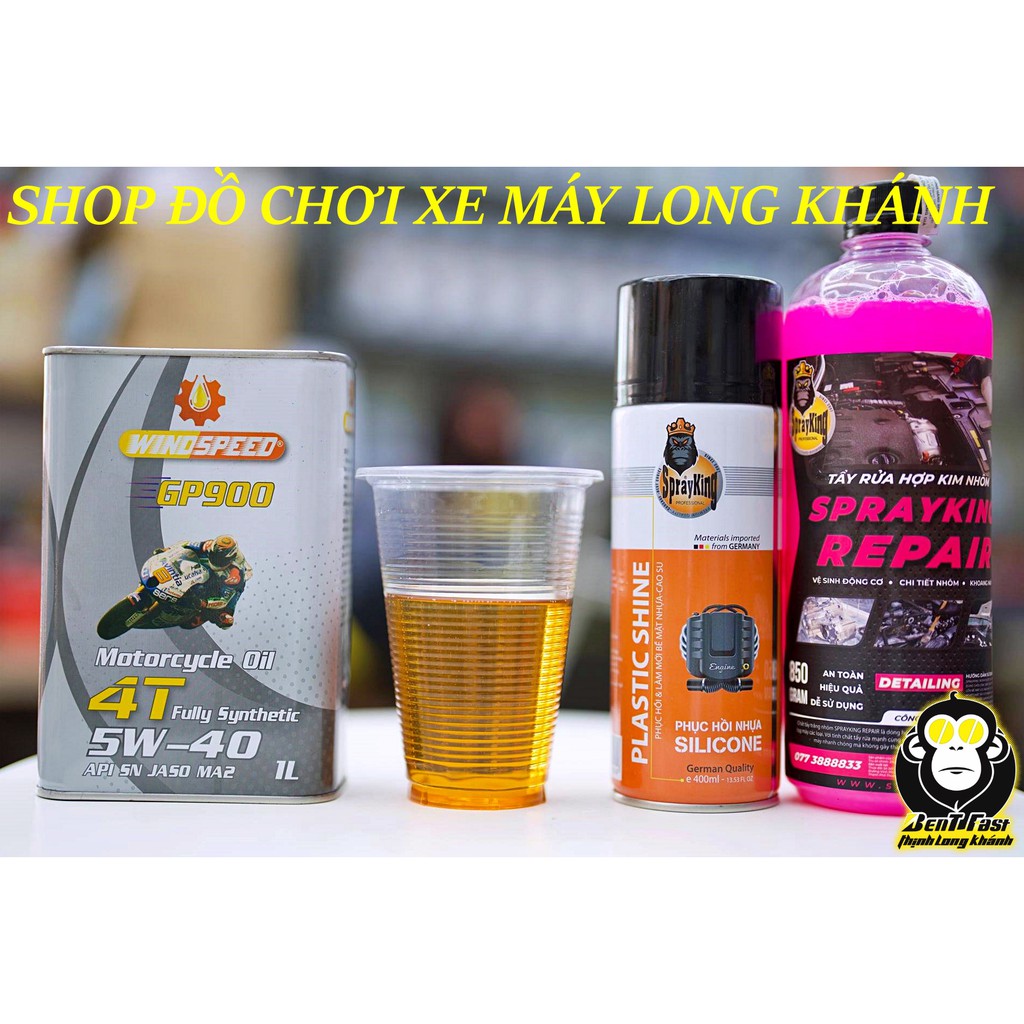 Nhớt Wind Speed - Tẩy hợp kim loại Sprayking - Phục hồi nhựa nhám Sprayking