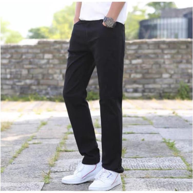 Quần jean, quàn bò, baggy nam đen phong cách bụi style hàn quốc