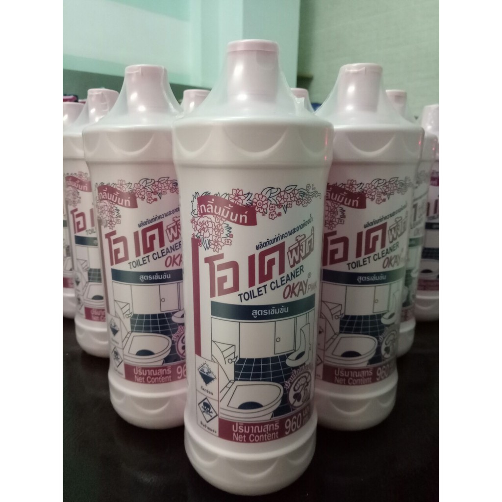 Nước tẩy bồn cầu Okay 960 ml Thái Lan hàng chuẩn