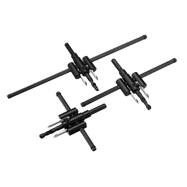 Bộ khoét lỗ gỗ, thạch cao chỉnh cữ 30 -120mm và 30 - 200mm và 30-300mm