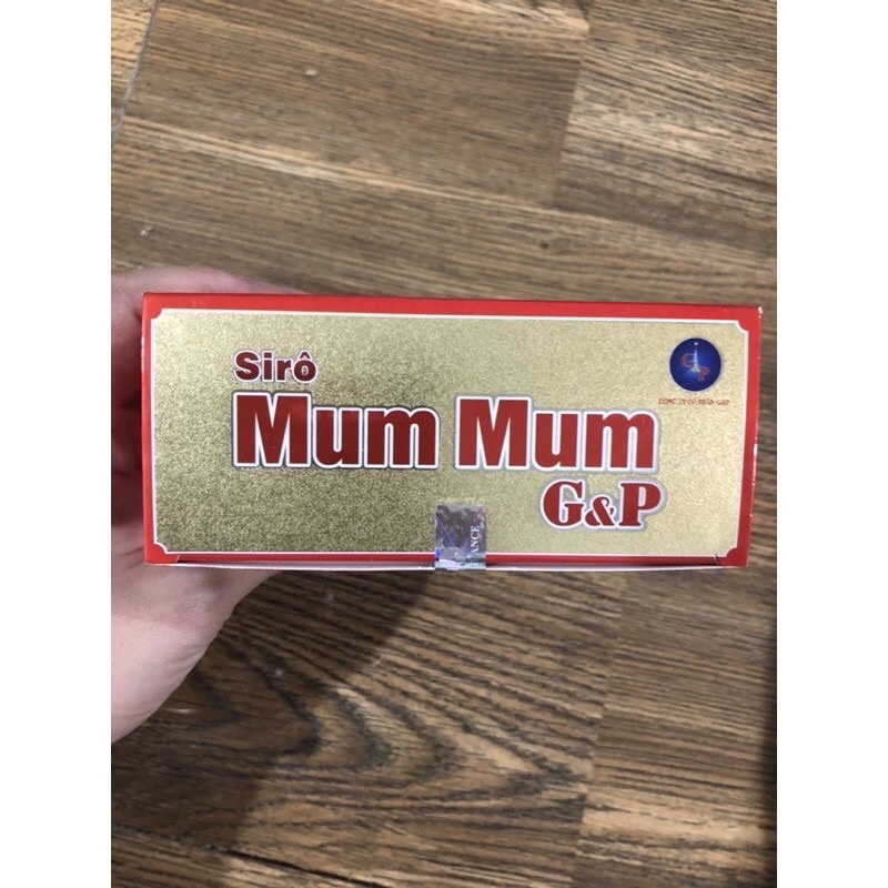 Siro ăn ngon Mum Mum G&P Hộp 20 ống
