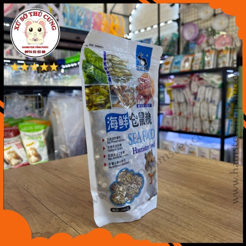 Thức ăn hamster  Jessie vị hải sản NK- Xứ sở thú cưng- Hamster Vĩnh Phúc