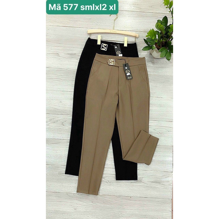 Quần beggy vải tuyết mưa siêu đẹp công sở cao cấp bền đẹp Form suông thoải mái | BigBuy360 - bigbuy360.vn