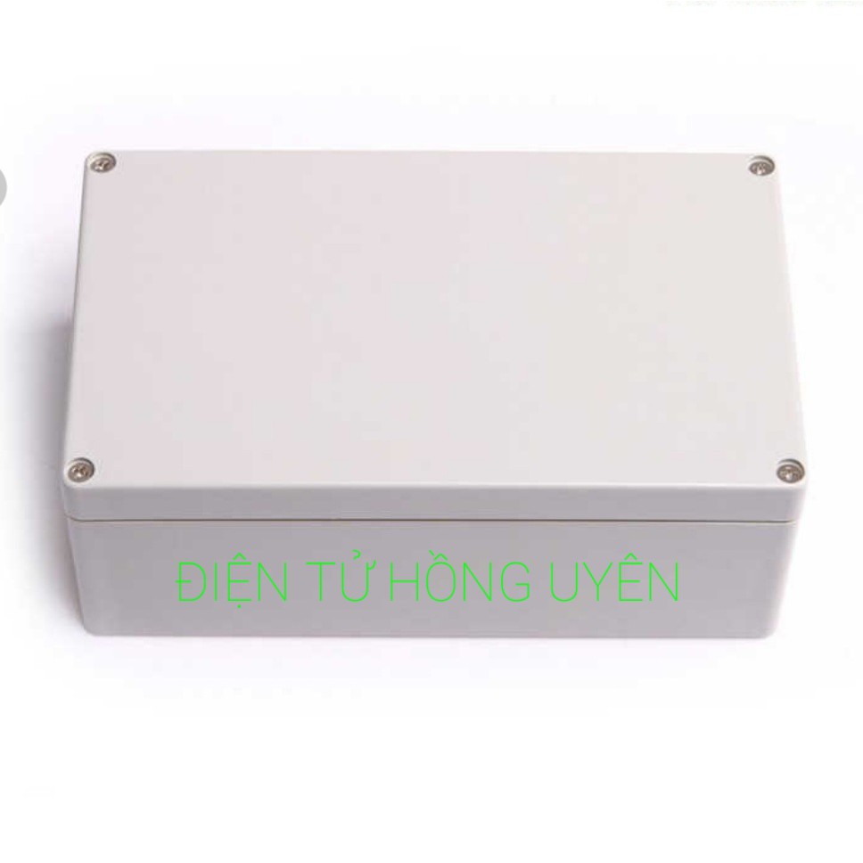 Hộp nhựa ABS 200x120x75mm (2 màu đen/trắng). Hộp nhựa điện tử chống nước