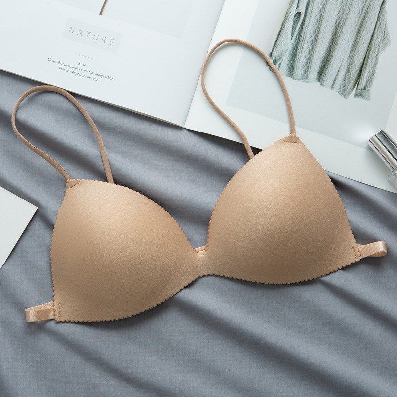 Áo bra đệm mỏng đúc su đệm tim nâng ngực nhẹ, tạo khe dây mảnh HOT HIT