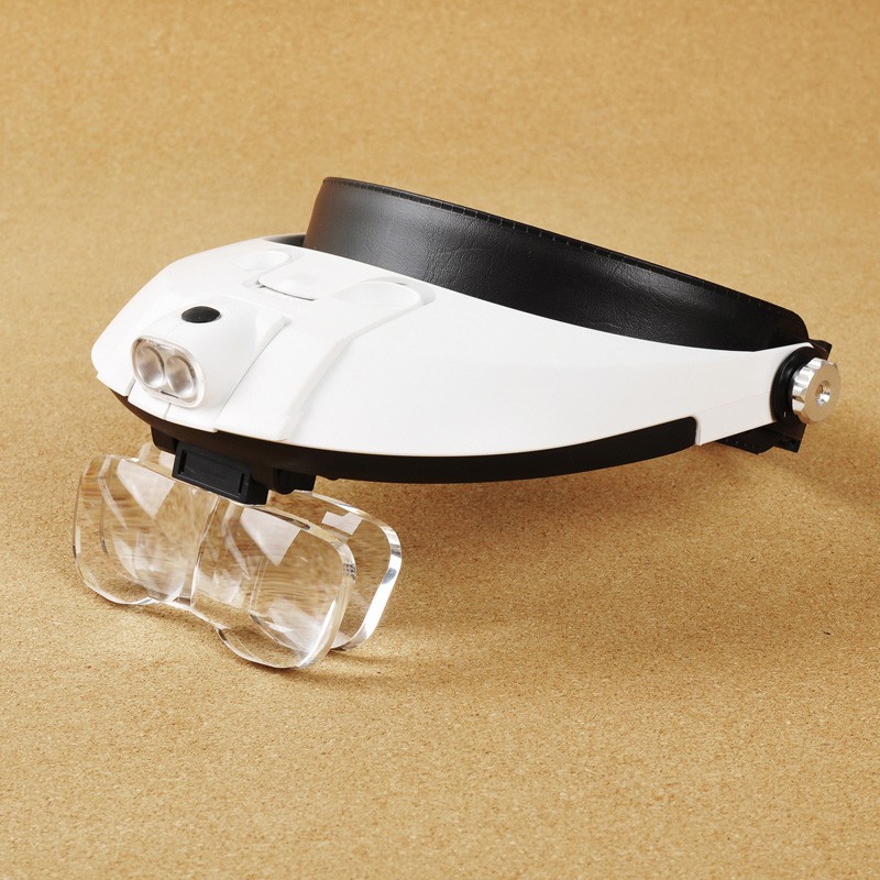 Kính lúp đeo đầu có đèn led chiếu sáng V4 (MG81001-G)
