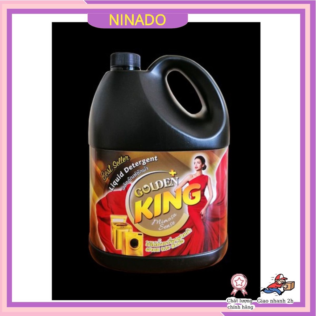 Nước giặt xả cao cấp Golden king hương Mimosa 3.5L