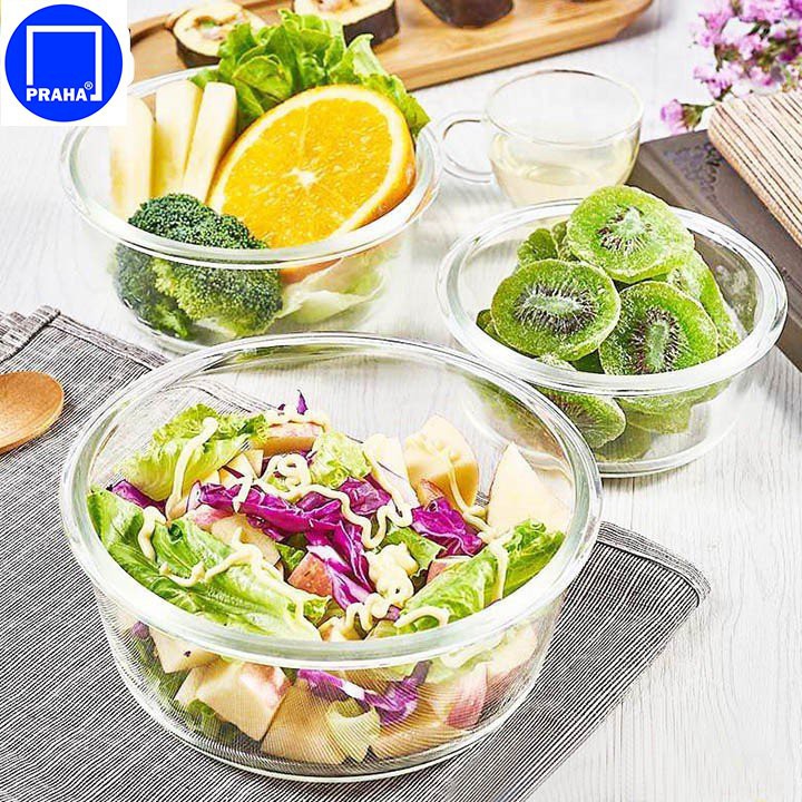 Bộ 3 Hộp Thủy Tinh Đựng Cơm 400ml Tặng Kèm Túi Giữ Nhiệt 2 Lớp Cao Cấp | BigBuy360 - bigbuy360.vn