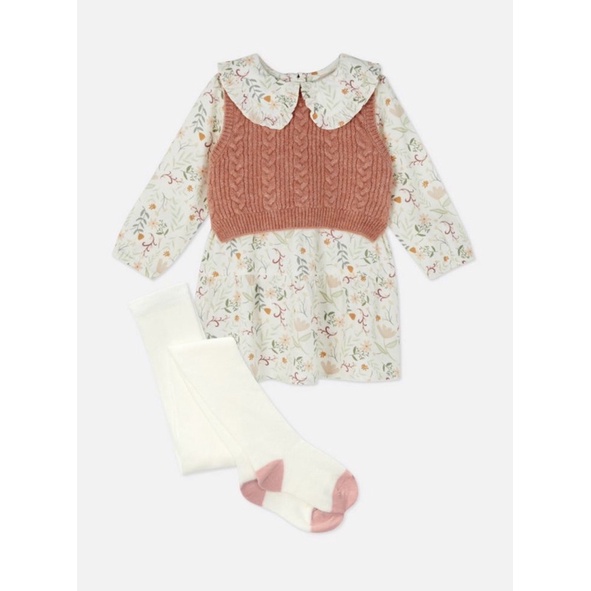 Set 3 chi tiết cho bé gái Primark xuất dư xịn