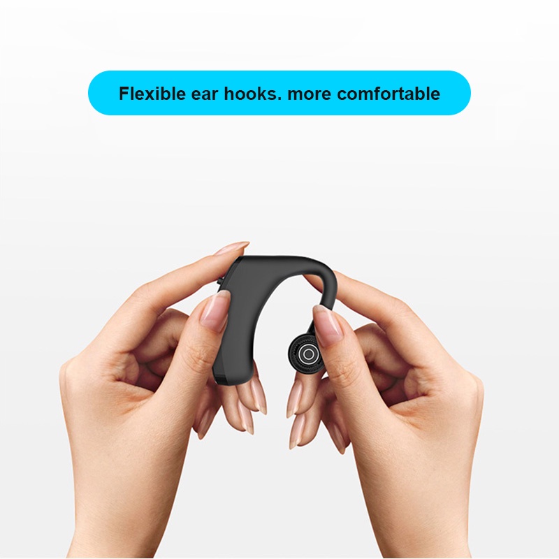 Tai Nghe bluetooth Không Dây Móc Tai Có Mic hd Chống Thấm Nước Cho Tất Cả Các Dòng Điện Thoại Thông Minh