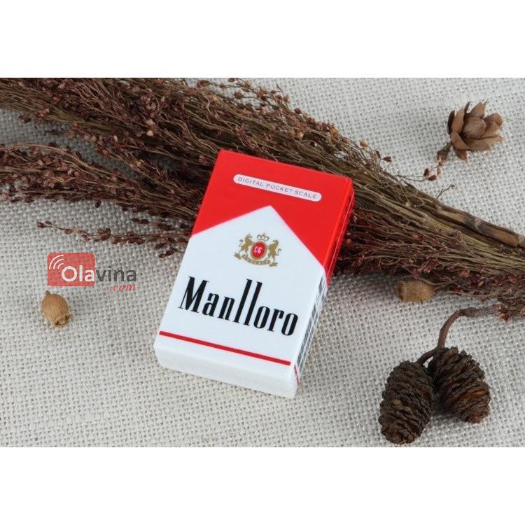 Cân điện tử mini 100g/0.01g hình bao thuốc Manllo