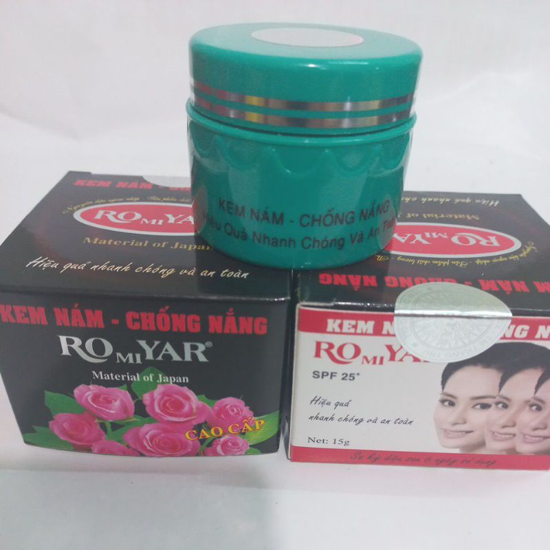 Kem RomiYAR - Nám - Chống Nắng - Đen Sạm - Sần Sùi - Khô Mốc - 15g