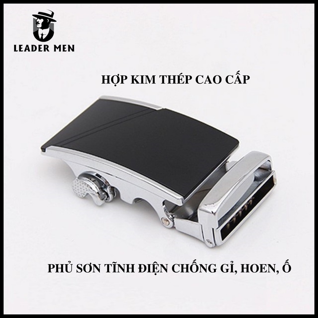 Thắt Lưng Nam LMEN-12 Chất Liệu Da Cao Cấp Khóa Tự Động - Dây Lưng Da Nam Thời Trang Kiểu Dáng Sang Trọng - LeaderMen