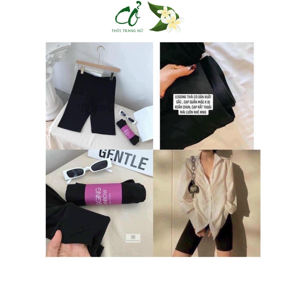 Quần Legging Lửng Nữ - Quần Legging Lửng Thái - Mềm Mịn | BigBuy360 - bigbuy360.vn
