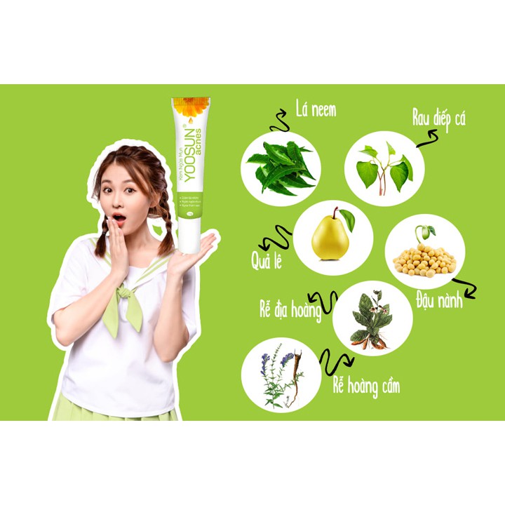 Kem ngừa mụn Yoosun Acnes - Ngăn ngừa và làm giảm mụn, kiểm soát bã nhờn.Ngăn ngừa và làm mờ sẹo, tái tạo và phục hồi da | BigBuy360 - bigbuy360.vn