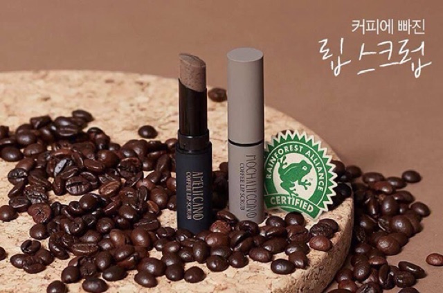 TẨY TẾ BÀO CHẾT MÔI CHIẾT XUẤT TỪ HẠT CÀ PHÊ APIEU COFFEE LIP SCRUB